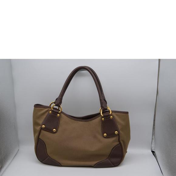 Prada Jacquard Leather Handbag Cordo Moro - Picture 2 of 5